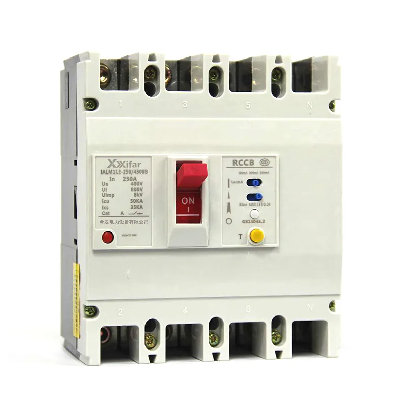 Rcd تحفظ کے ساتھ 2p 100a Tpn Mccb