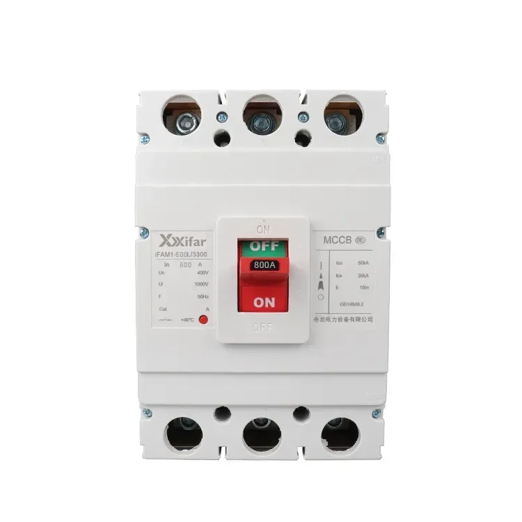 800 Amp 4pole الیکٹرک Mccb مولڈڈ کیس سرکٹ بریک